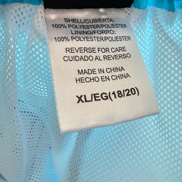 New Laguna Big Boys Groovy Summer Stripe Swim Trunks Large Blue Shorts - Picture 4 of 6